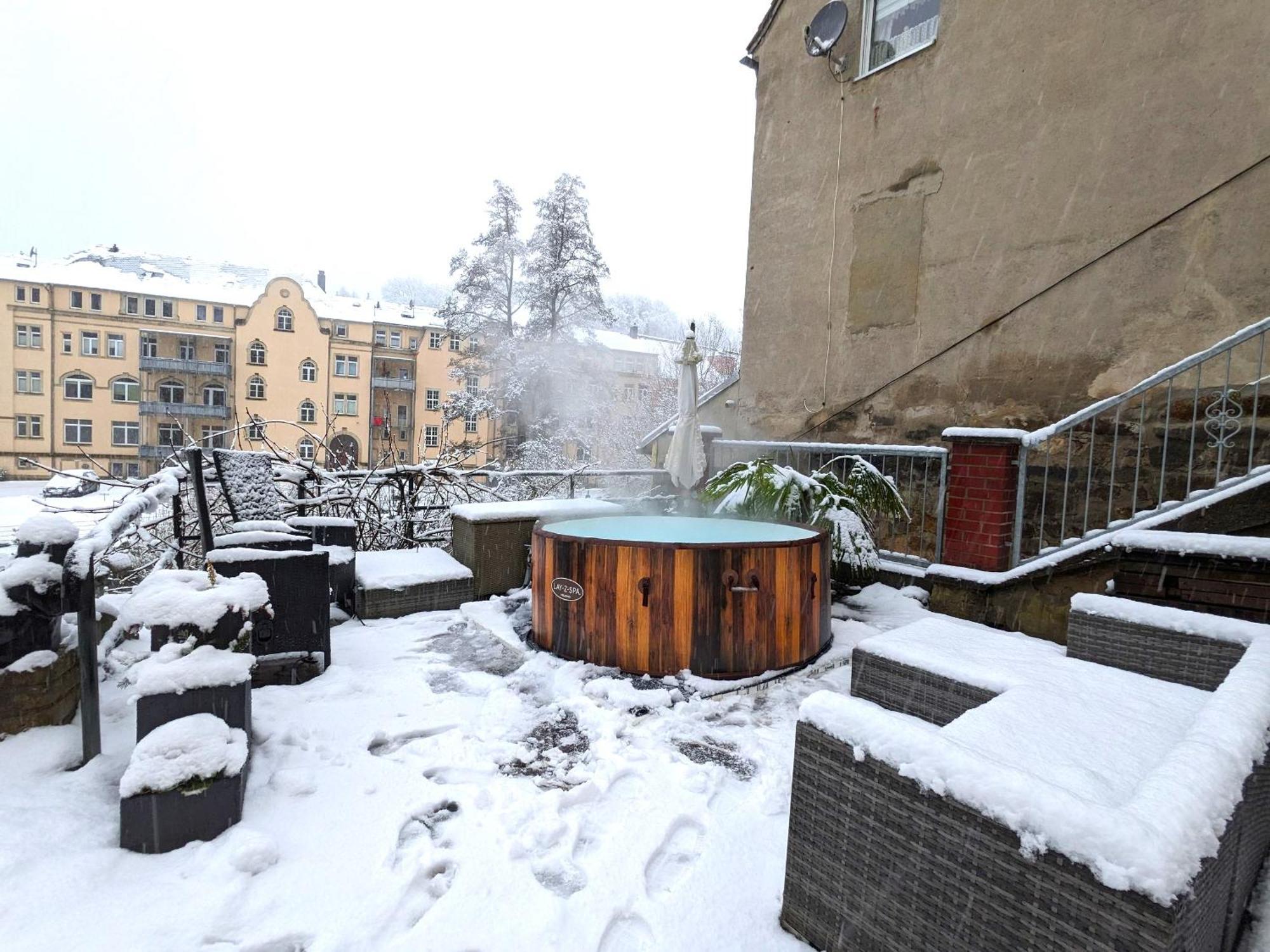 Apartmán Zi2 - Urlaubsmagie - Whirlpool, Sauna Und Garten Sebnitz Exteriér fotografie
